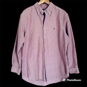 Polo Ralph Lauren Men Classic Fit Oxford Button Down Shirt Large